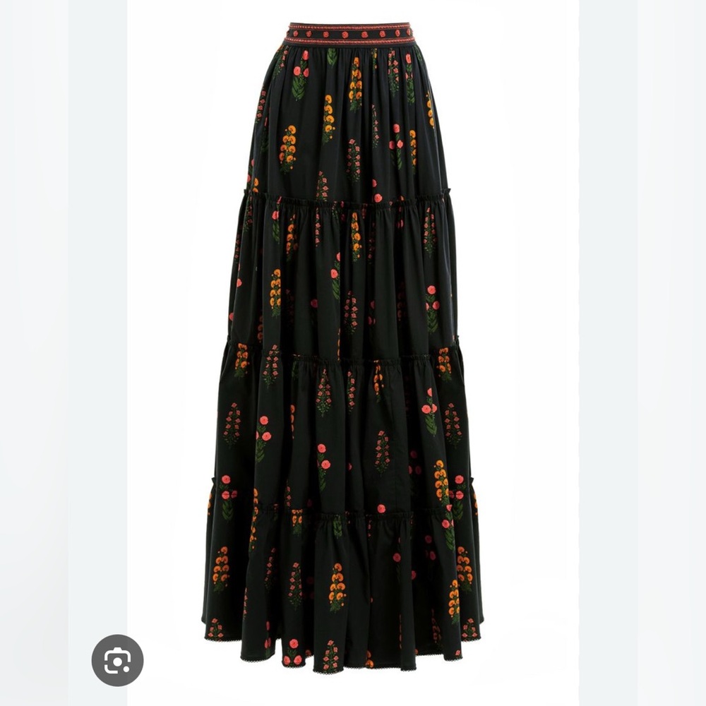 Agua bendita macadamia dahlia skirt and top set xs - Picture 2 of 2
